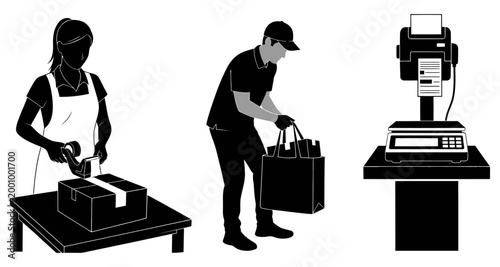 Illustration of a bright yellow construction helmet with a reflective band and a sturdy chin strap, signifying safety and protection on a worksite.