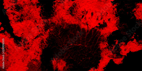 Beautiful stylist modern red texture background with smoke Colorful red textures for making flyer, poster, cover, banner. Rustic grunge textured dark red color old concrete wall surface for background