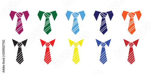 Colorful neckties collection a vibrant display of men's fashion accessories