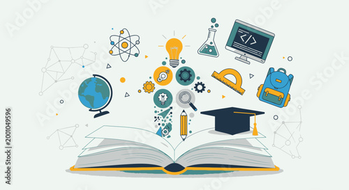 Education Learning Academic Graduation Concept.