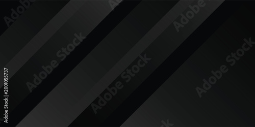 Black abstract background. Elegant dark diagonal shape elements. Modern luxury grey gradient graphic design.