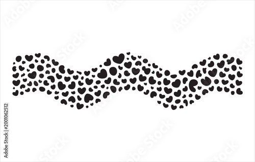 Maple leaf signs in outline black and red color variations isolated on white background for design.