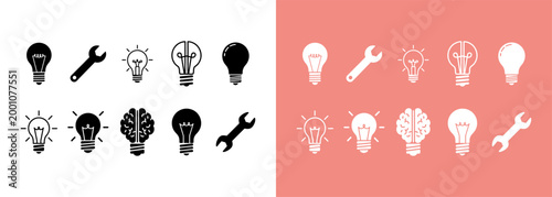 Tool silhouettes a comparative study of black and white and color representations