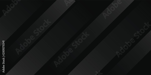 Dark black modern material design. Corporate template with overlapped layers for your business. Vector abstract widescreen background