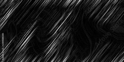 Abstract dark background with dynamic swirling lines and streaks of bright white light creating a sense of motion and texture