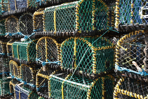 lobster pots and ropes