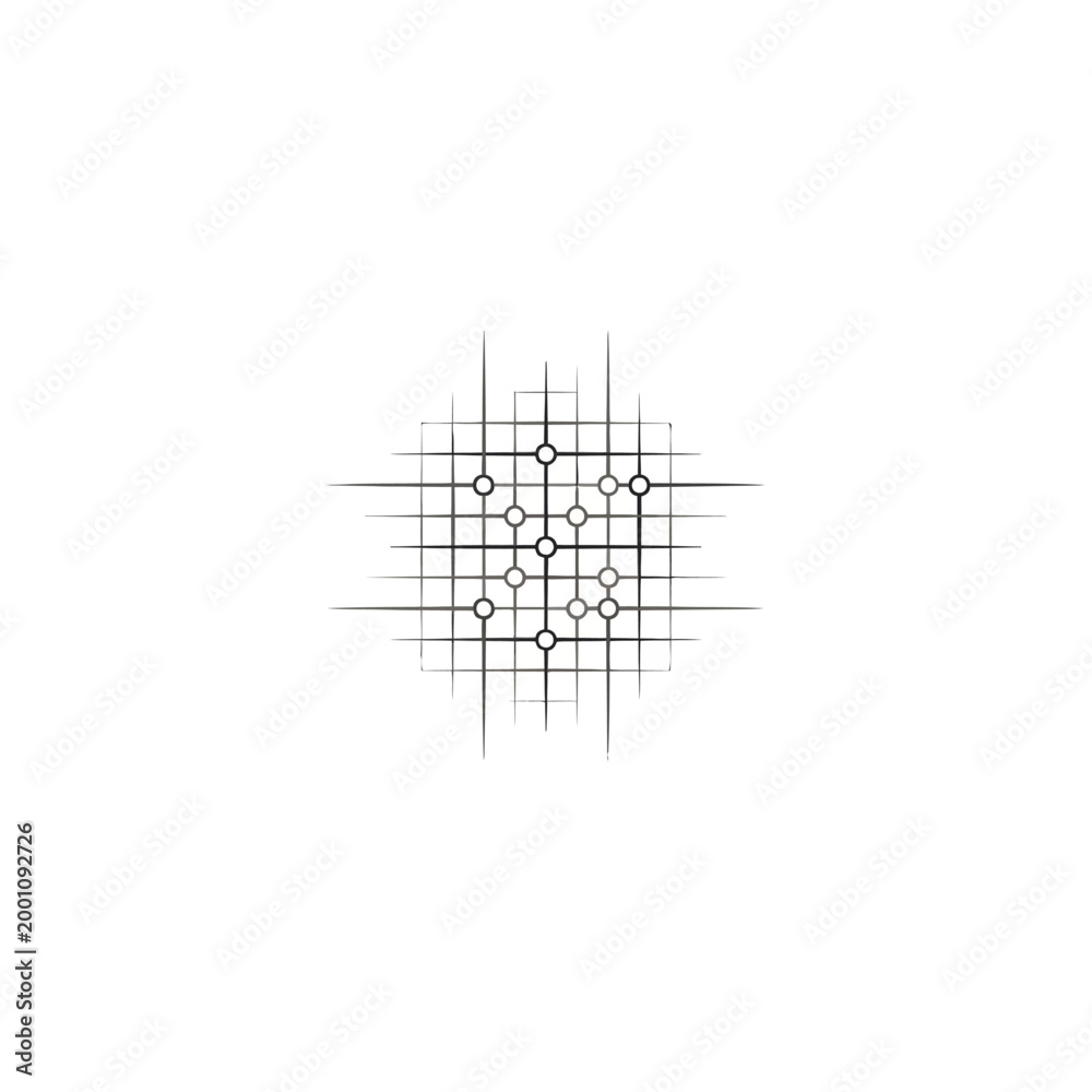 Obraz premium a blue compass icon on white background.