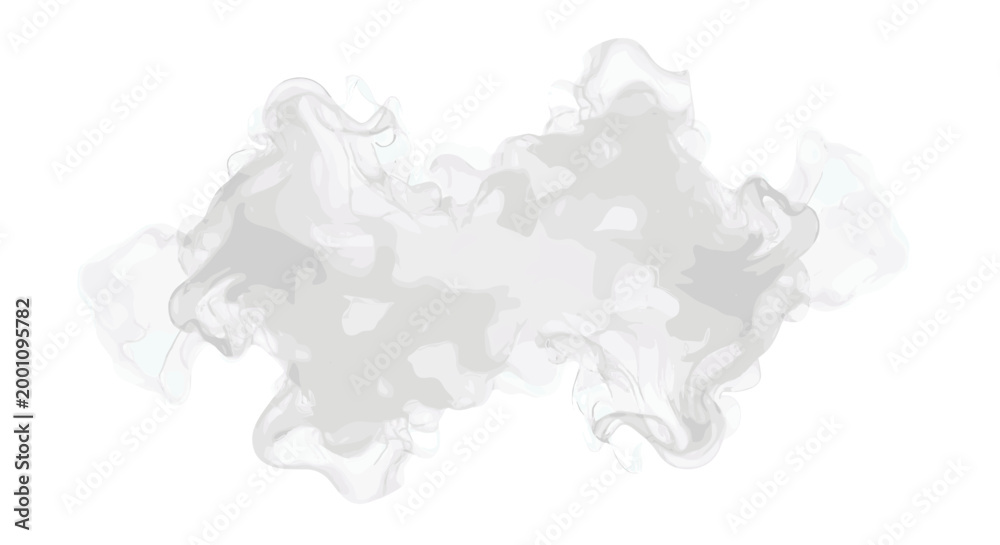 Obraz premium Abstract gray smoke cloud