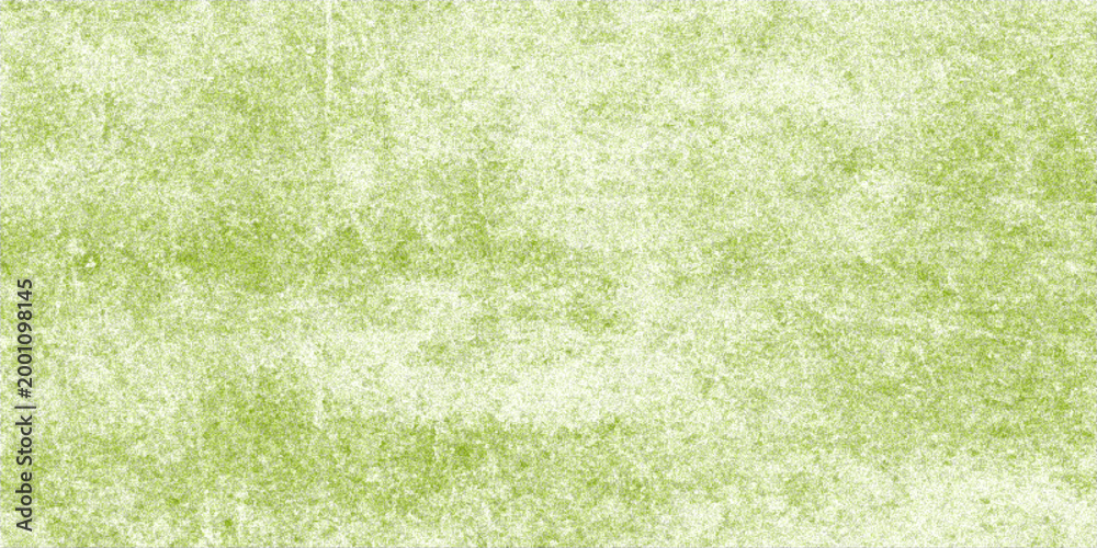 Fototapeta premium A green grass field background with an old grunge paper texture and an aged vintage border design