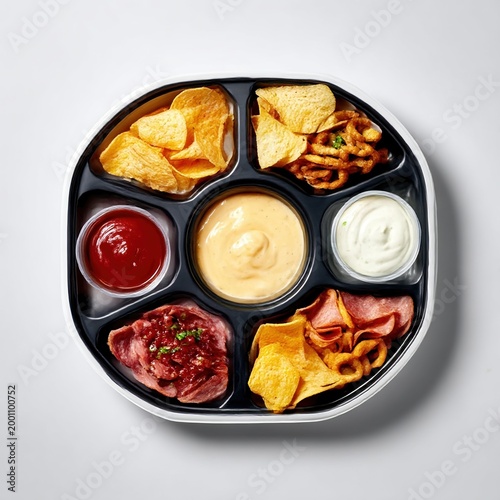 Dipped snack tray