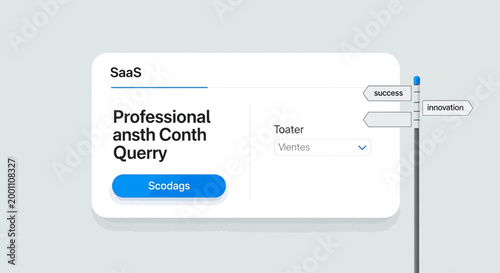 SaaS Strategic Direction and Business Success Interface