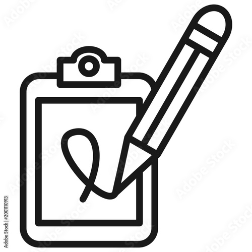 Signature Form Icon