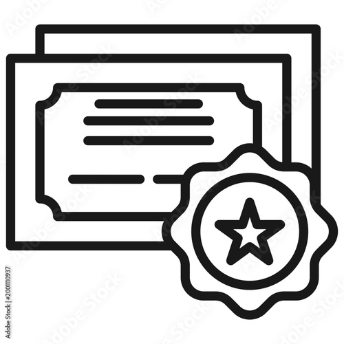Certified Document Icon