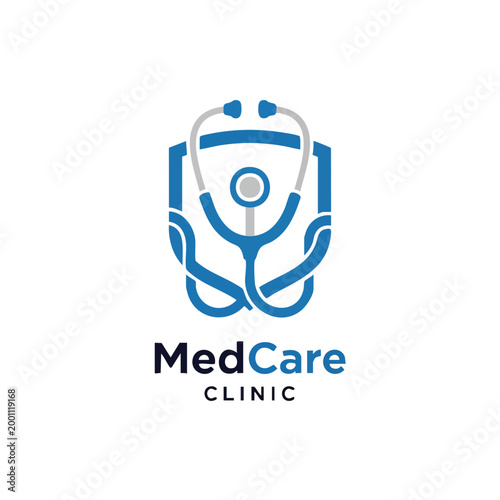 Tableau sur toile MedCare Clinic Logo