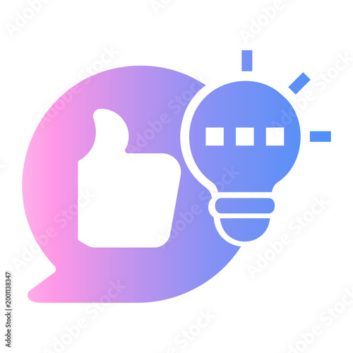 suggestion Gradient icon