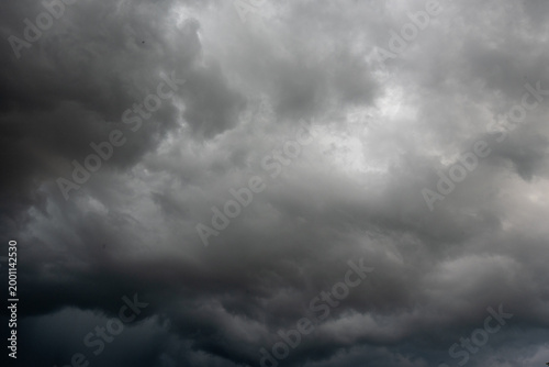 Принти на полотні Dark gray sky cloudy environment