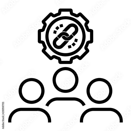 negotiation Line Icon