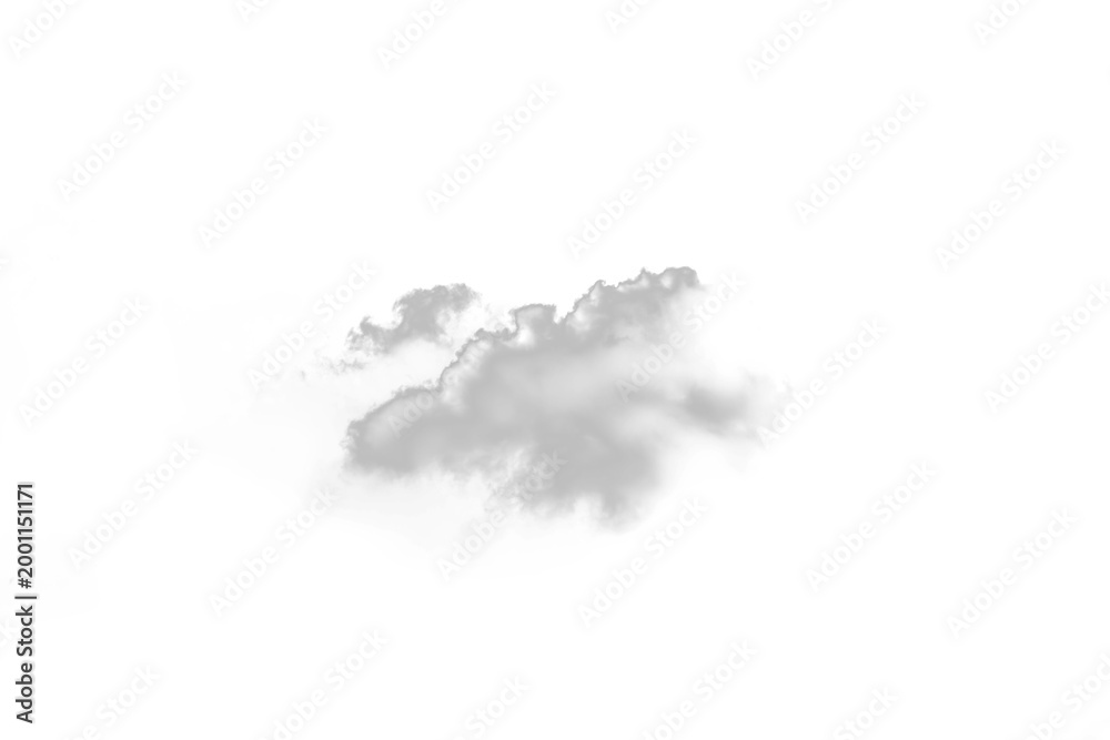 Fototapeta premium Cloud sky set of isolated white clouds with various shape and size on transparent background. Soft, fluffy cloud texture with natural appearance,weather element, mockup or foggy background.