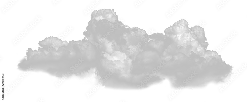 Fototapeta premium Cloud sky set of isolated white clouds with various shape and size on transparent background. Soft, fluffy cloud texture with natural appearance,weather element, mockup or foggy background.