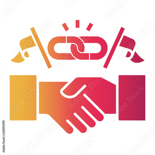 negotiation Gradient icon