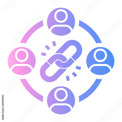 negotiation Gradient icon