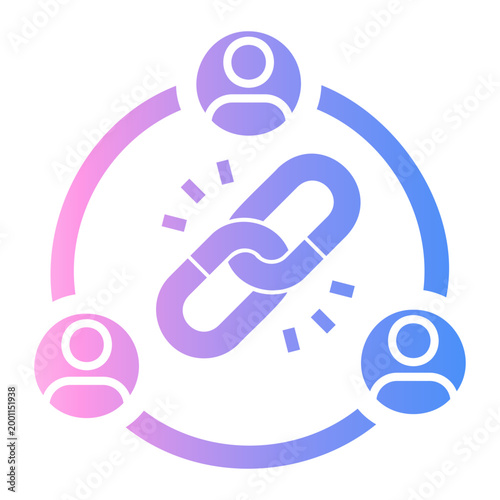 negotiation Gradient icon