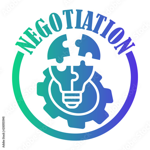 negotiation Gradient icon