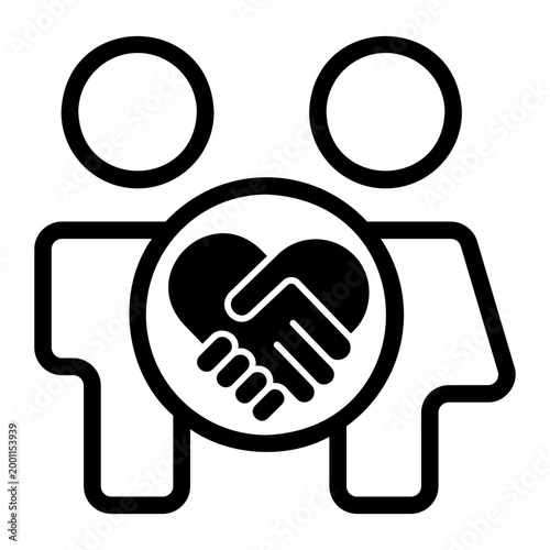 relationship Line Icon