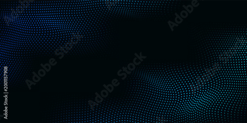 Big data. Futuristic technology blue background. Cyber technology. Technology background.