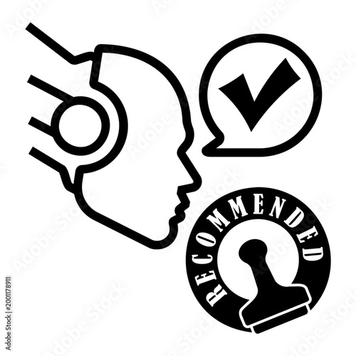 recommendation Line Icon