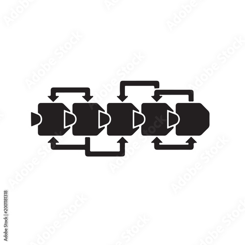 integration api workflow diagram on transparent background high quality professional detailed modern elegant