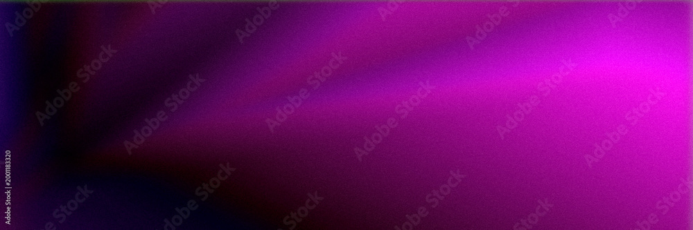 Fototapeta premium Dynamic magenta and purple light burst spreading across a dark banner canvas, creating energetic contrast ideal for nightlife, music events, or bold digital headers.