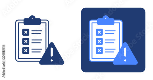 Project Failure icon, with contrast background.