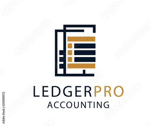 Foto Accounting Logo Finance Ledger Document Professional