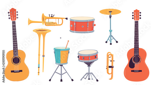 musical instruments set