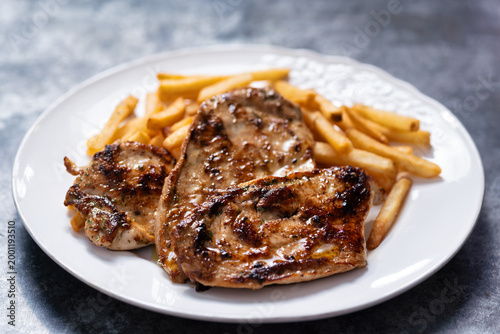 pan fried skinless chicken breast