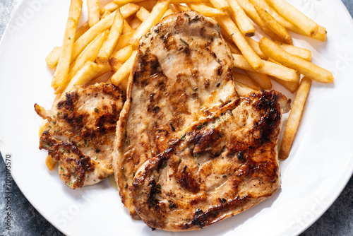 pan fried skinless chicken breast