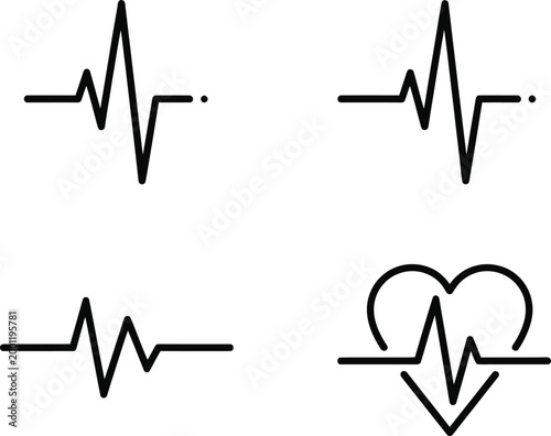 Minimalist line art sketches of a dog and a cat in different poses Vector