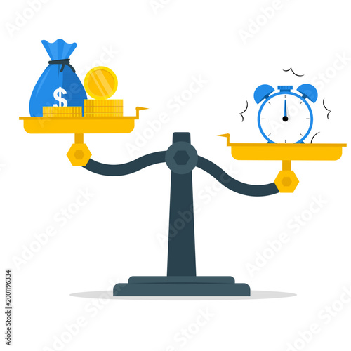 Time is Money Concept Illustration