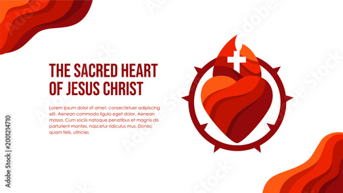 sacred heart of jesus christ presentation template