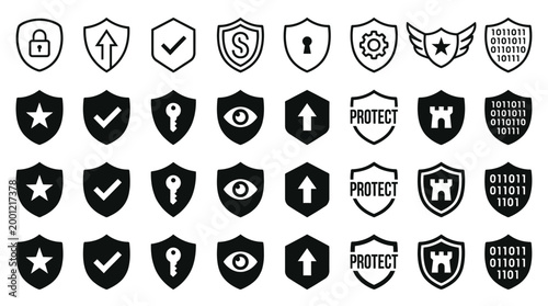 Geometric pattern borders and decorative elements for gr.svg feature distinct black and white designs