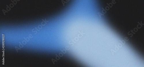 Abstract blue light gradient beam with subtle noise texture and dark background for graphic design elements