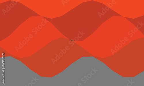 Abstract orange gray polygon background geo metry shapes