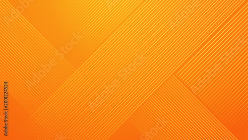 Modern abstract orange background featuring a vibrant gradient and sleek golden diagonal stripes for a professional digital aesthetic