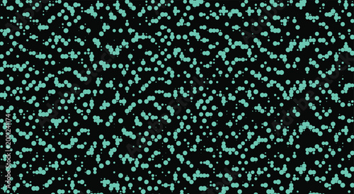 Futuristic digital static noise background; cyan floating particles, random stipple dots, abstract speckles. excellent for techno club flyer, electronic music album. modern vector eps.