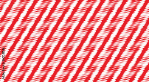 Abstract diagonal blurred lines pattern. red white stripes, candy cane texture, soft gradient waves. for christmas optical illusion background, hypnotic holiday print. vector eps.