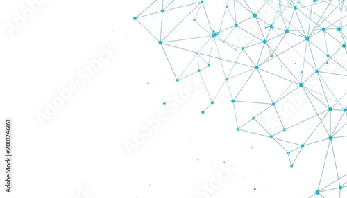 Abstract network of lines and dots with glowing nodes macro photography abstract background abstract technology connection communication background structure information