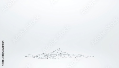 Abstract network of lines and dots with glowing nodes macro photography abstract background abstract technology connection communication background structure information