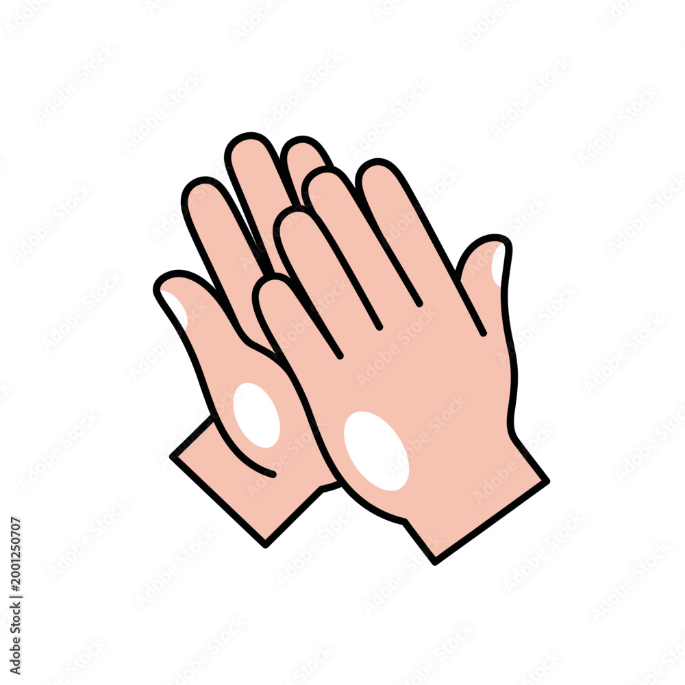 Fototapeta premium Clapping Hands Icon
