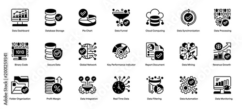 Business Intelligence Line Icon, Outline Symbol for Data Mining, Strategic Insight, Analytics Reporting, Market Evaluation, and Decision Making. Vector Sign Icon.